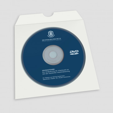 CD / DVD mit Papiertasche